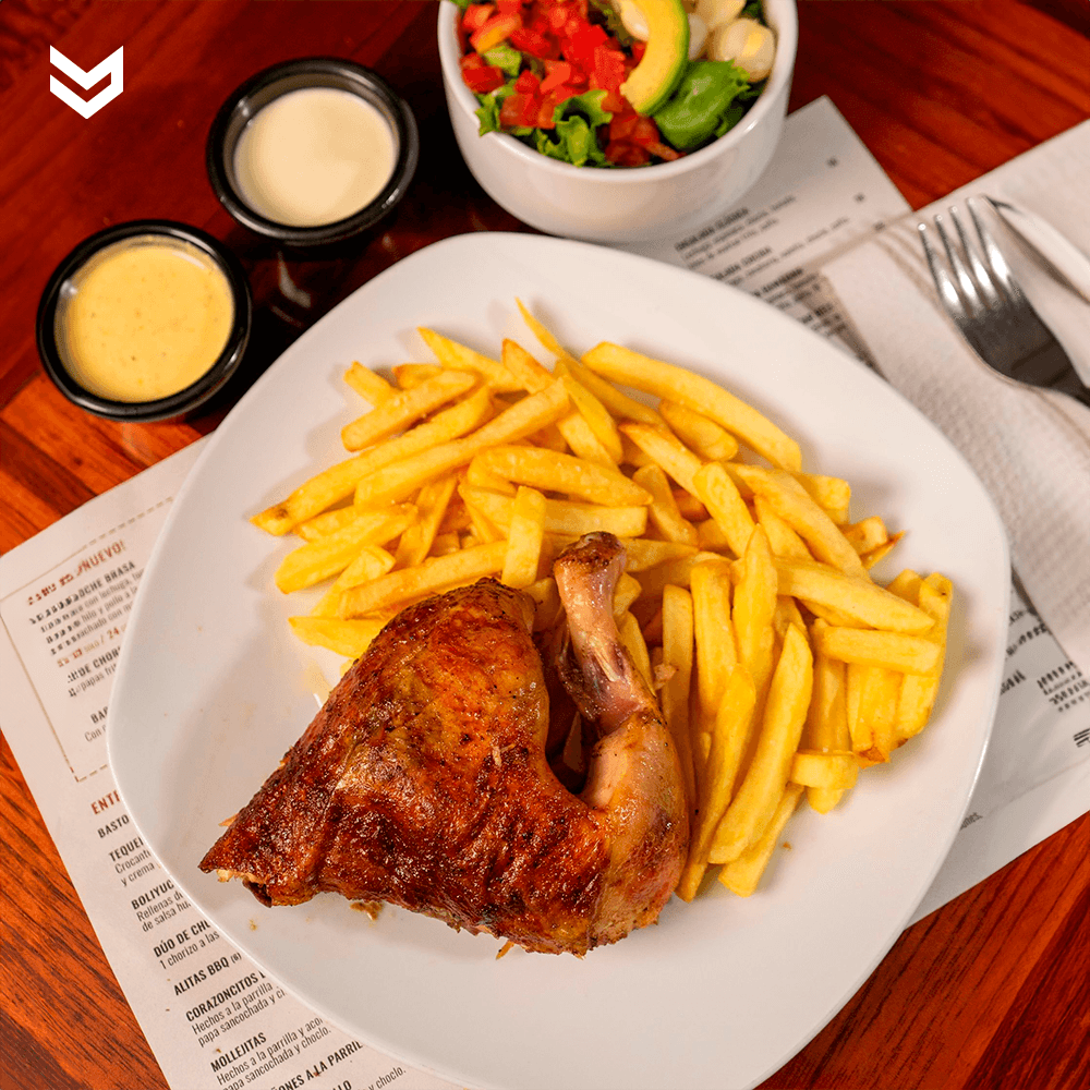 1/4 de Pollo a la Brasa